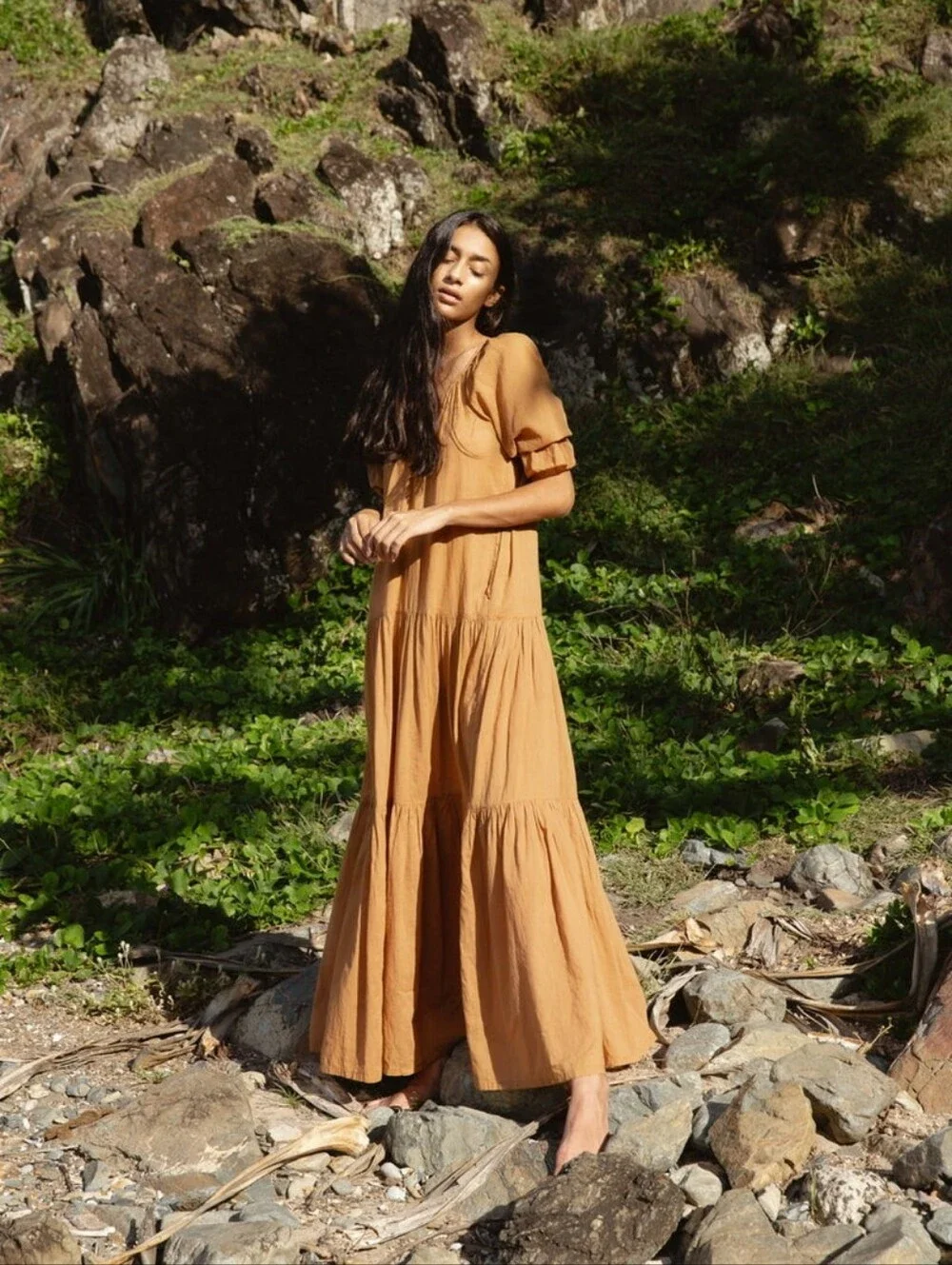 india cotton dresses Block Printed Indian Dress you know what I mean ) Relaxed Balloon sleeves Elevate your style with @lablerahulsingh